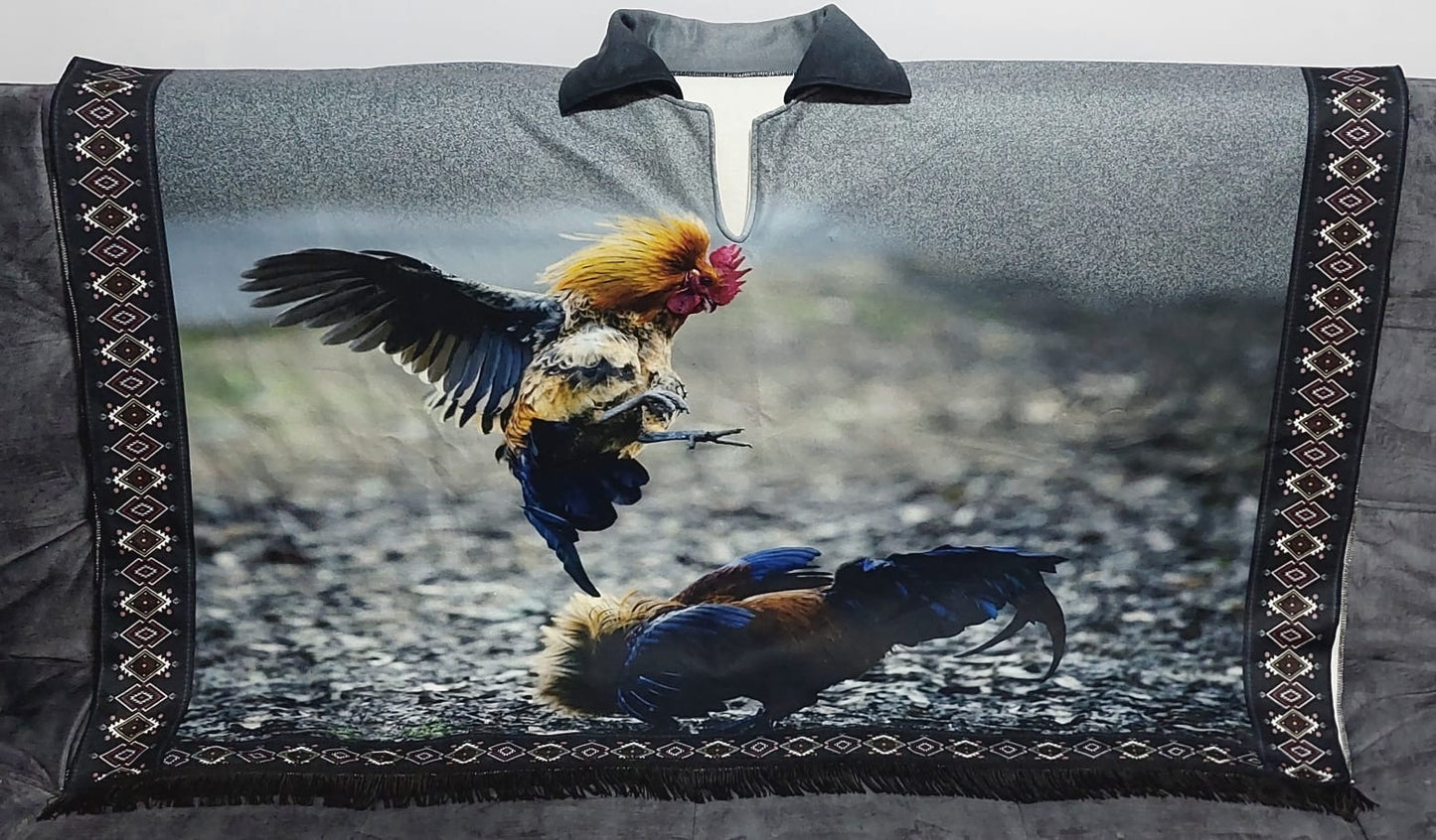 Ruana Gallos sublimada