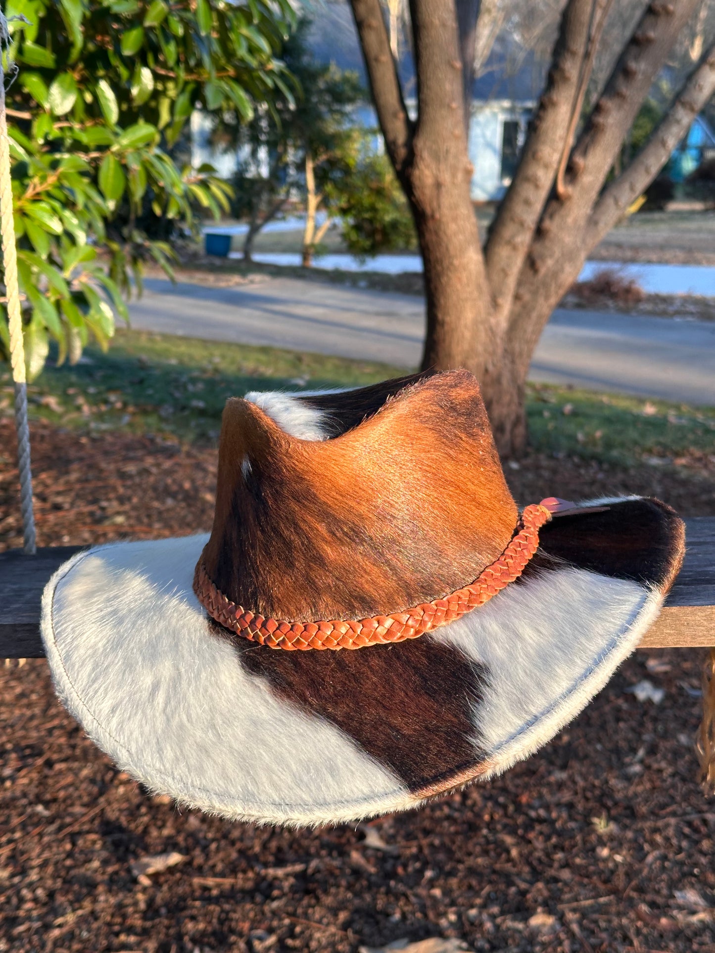 Leather Hat / sombrero de pelo