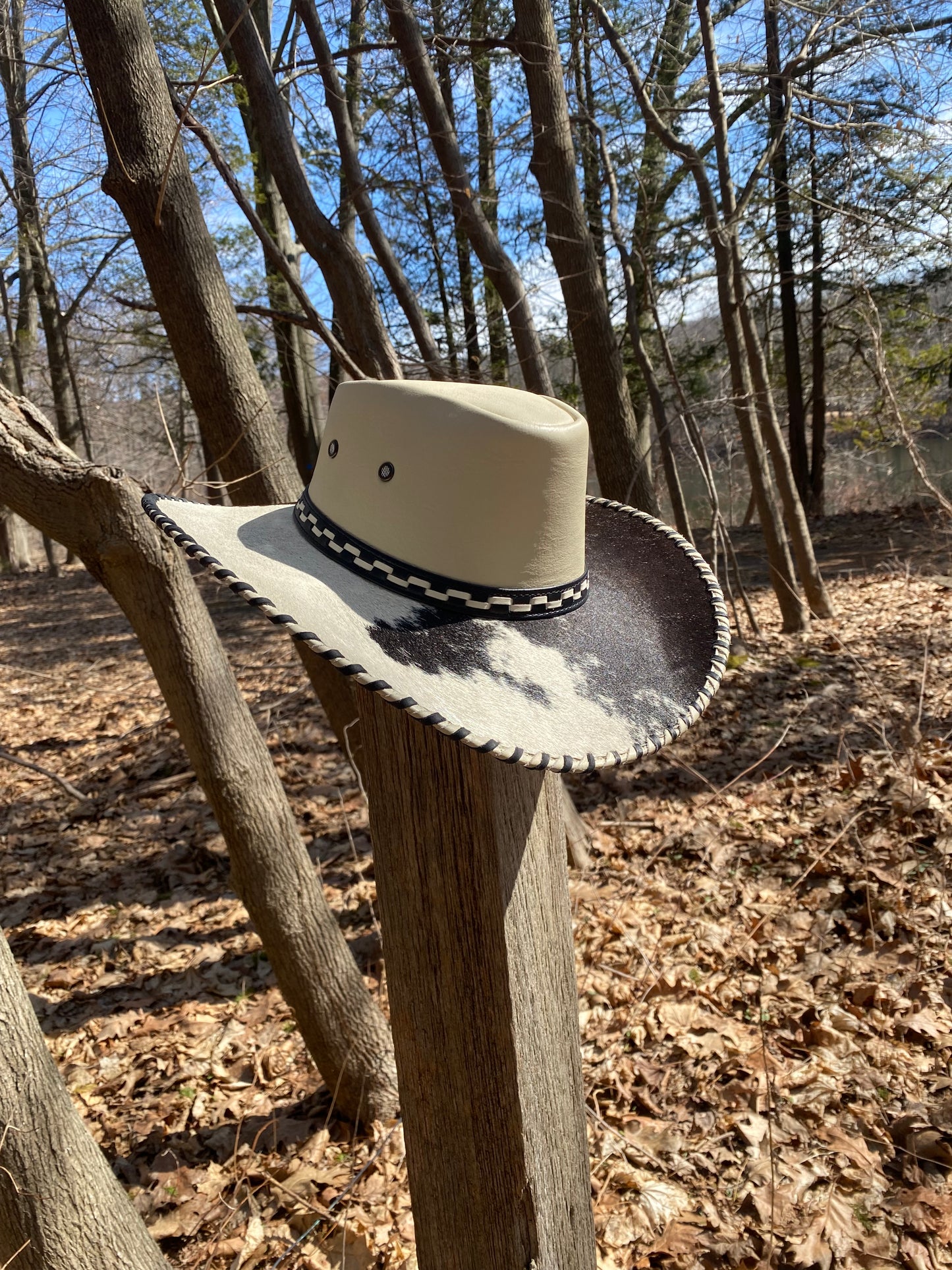 Cowboy Leather Hat / sombrero de pelo