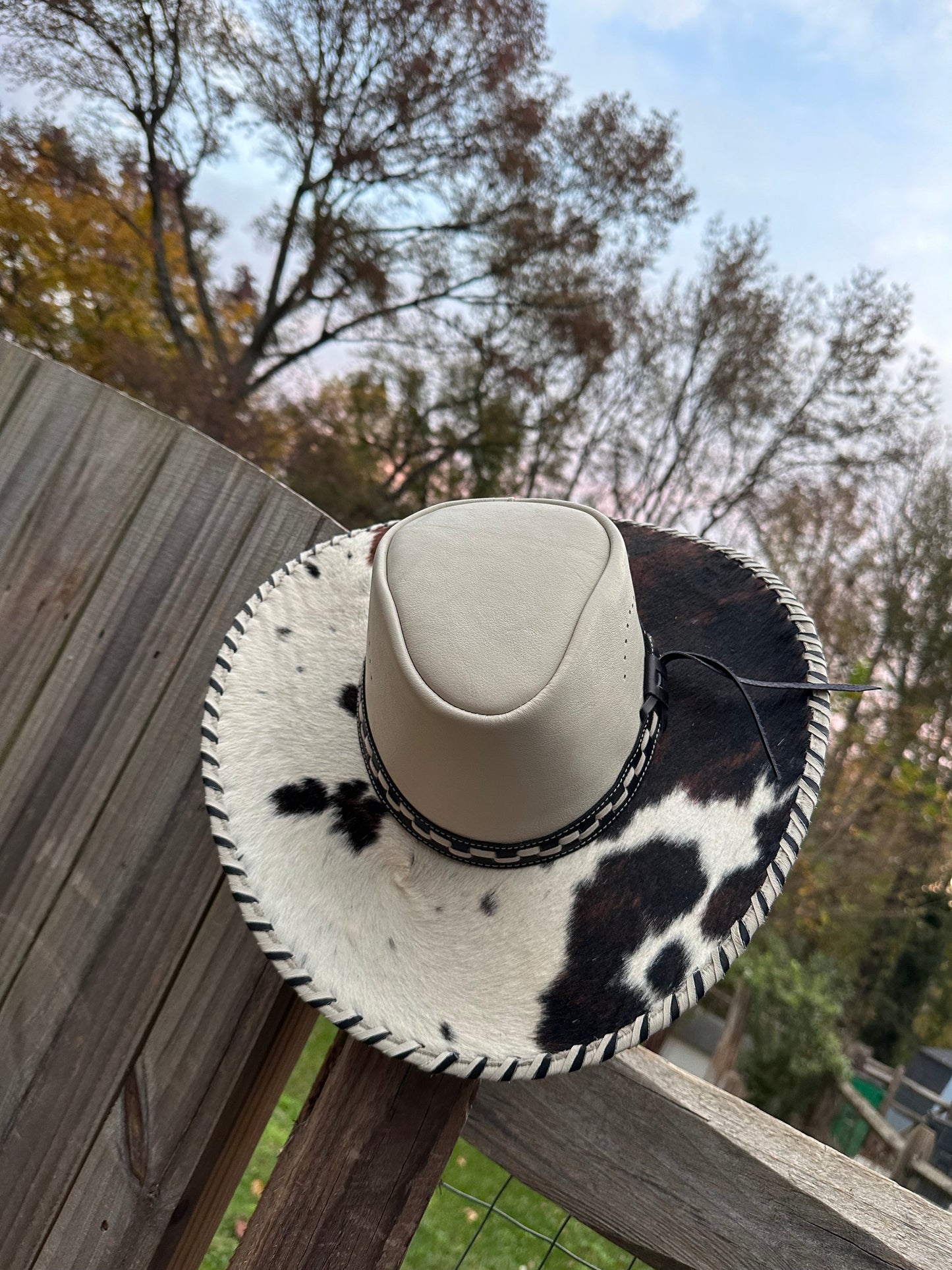 Cowboy Leather Hat / sombrero de pelo