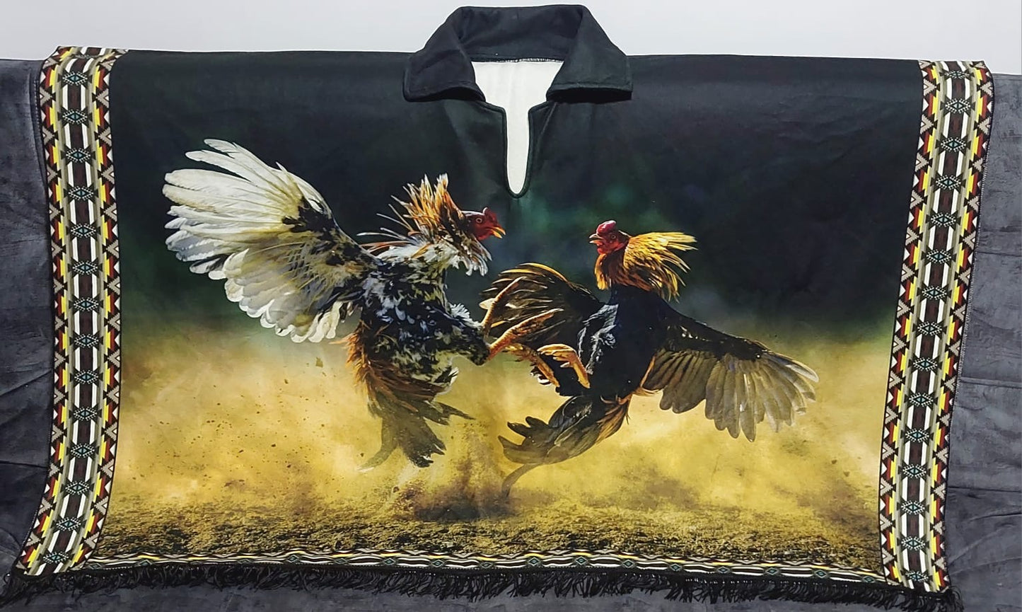 Ruana Gallos sublimada