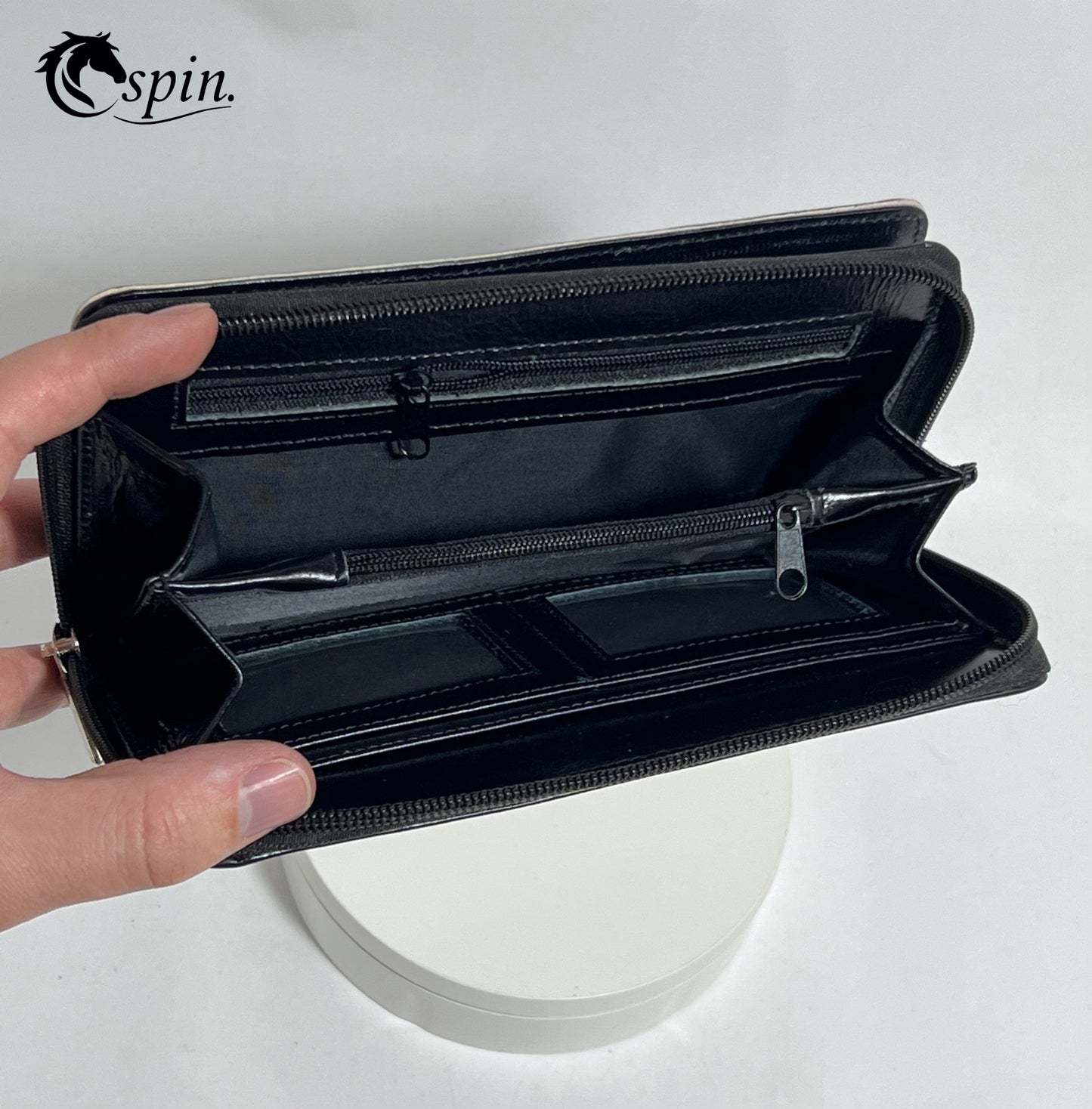 Billetera en cuero Dama