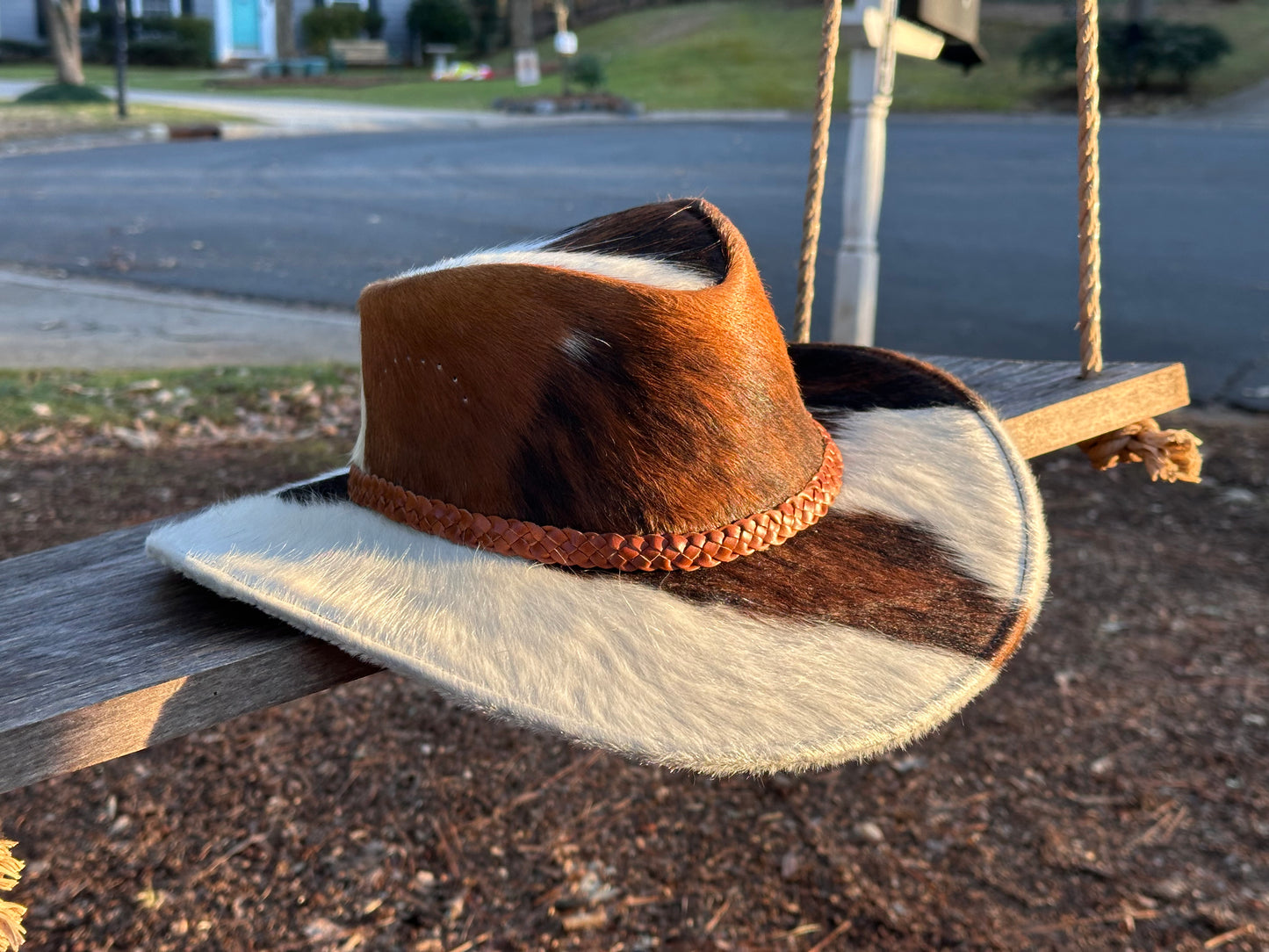 Leather Hat / sombrero de pelo