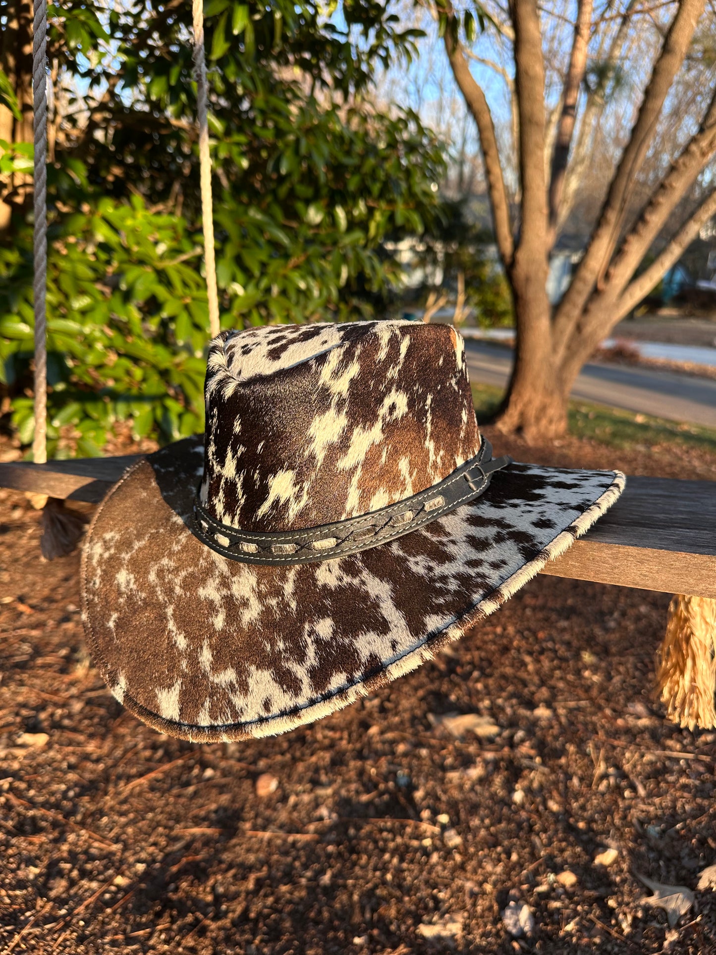 Leather Hat / sombrero de pelo