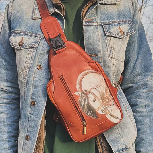 Pechera en cuero campeón