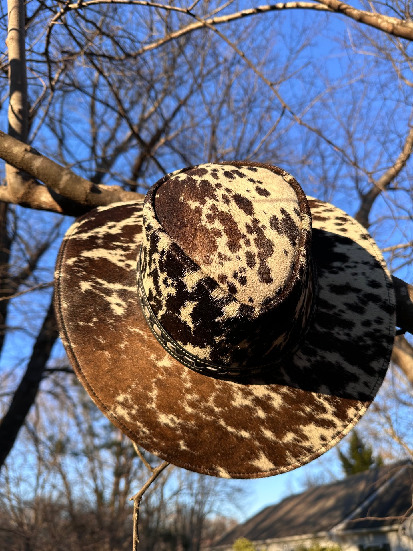 Leather Hat / sombrero de pelo