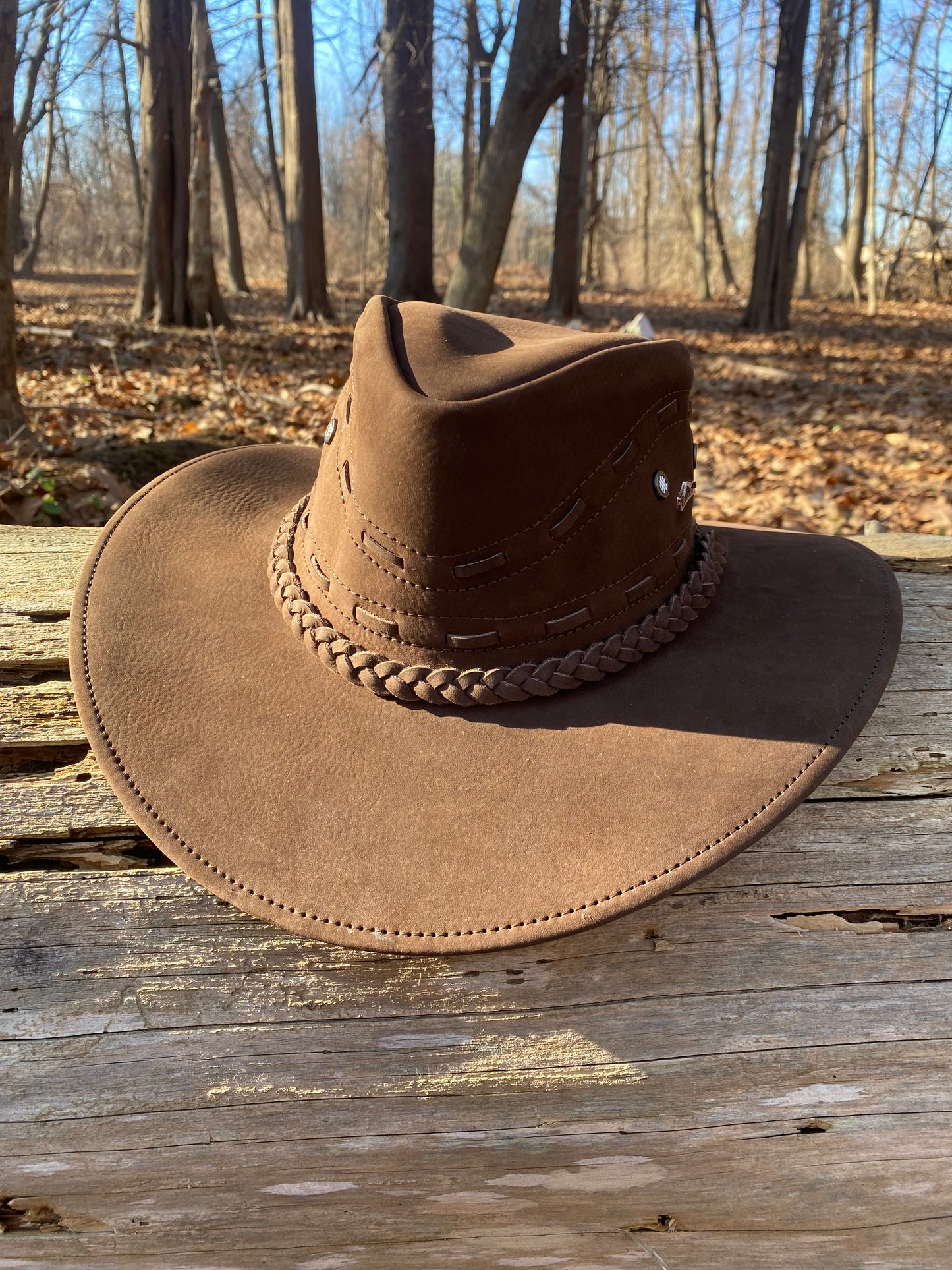 Hat/Sombrero Nobuk brown p003
