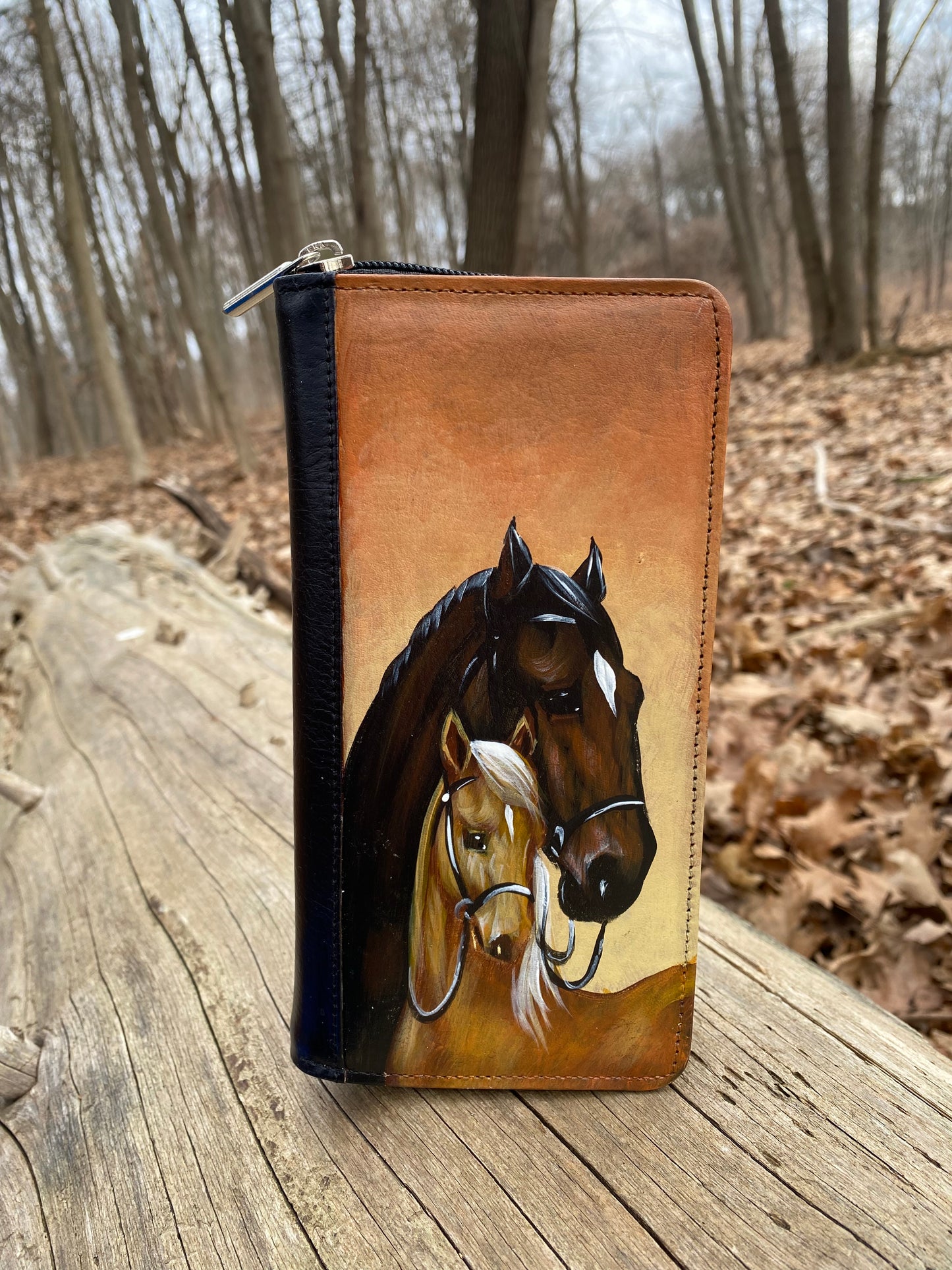 Billetera en cuero para Dama