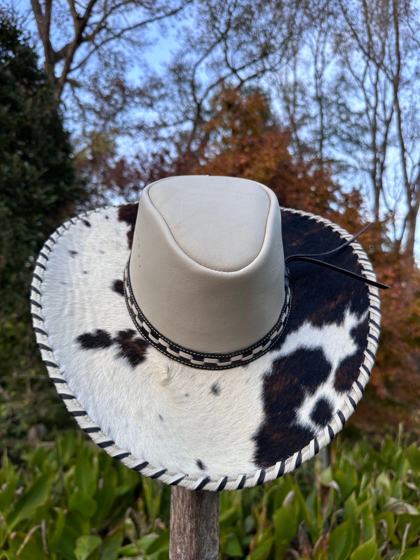 Cowboy Leather Hat / sombrero de pelo