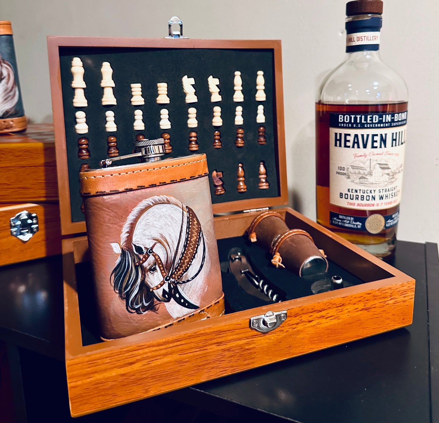 Licorera con Ajedrez ♟️