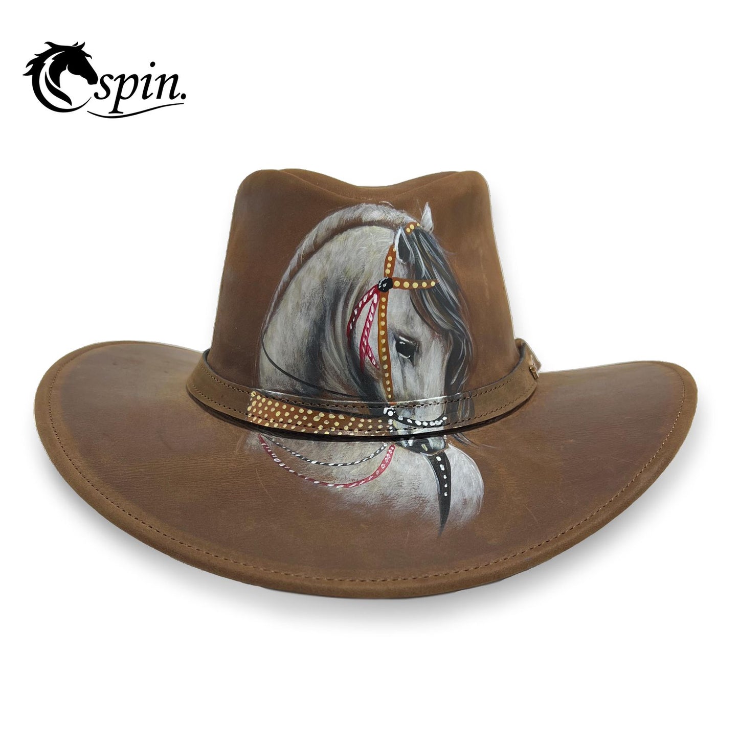 Leather Hat/ sombrero en cuero graso