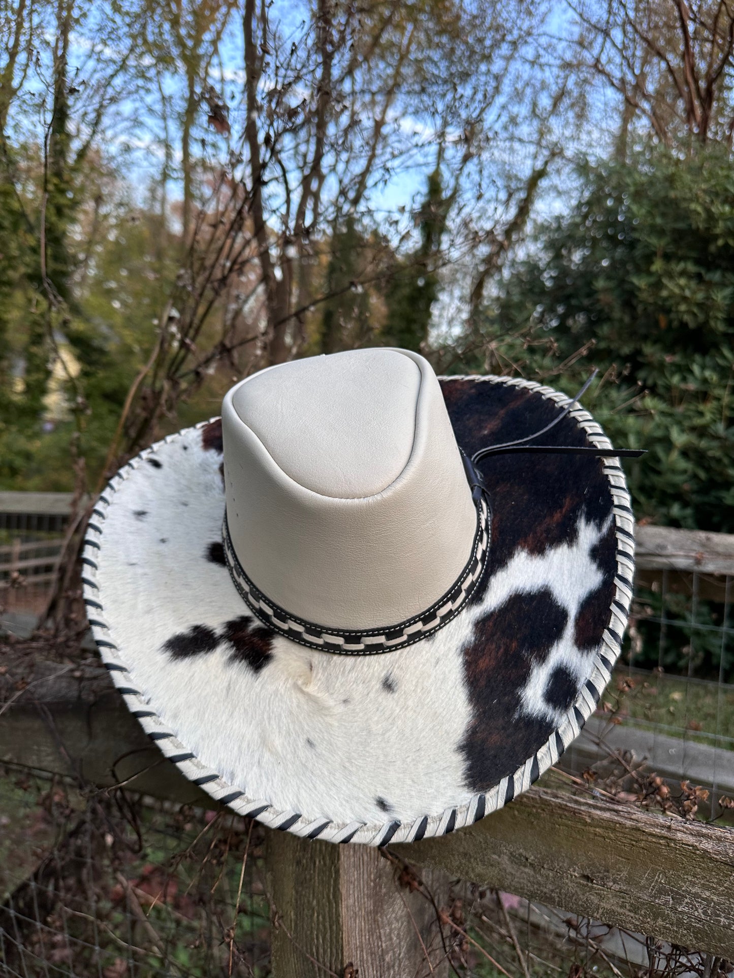 Cowboy Leather Hat / sombrero de pelo