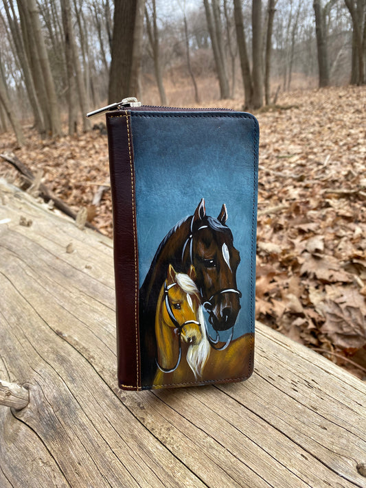 Billetera en cuero para Dama