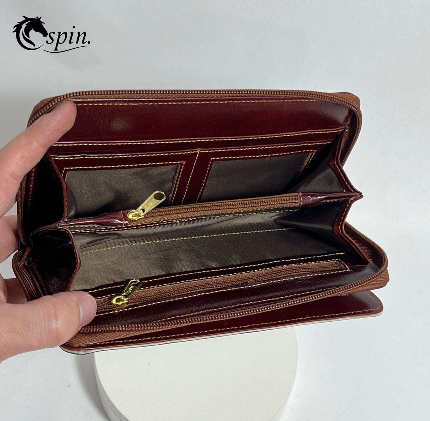 Billetera para Dama en cuero