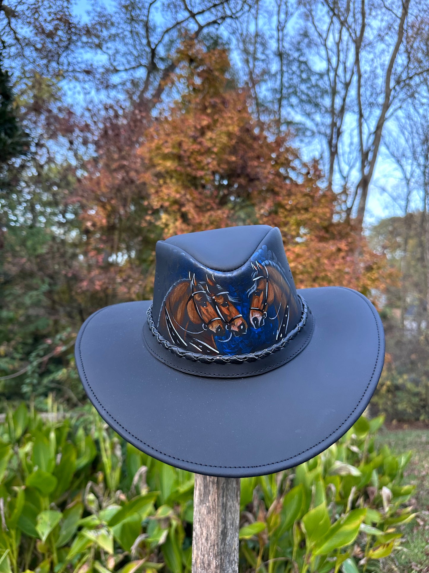 Leather Hat / sombrero en cuero