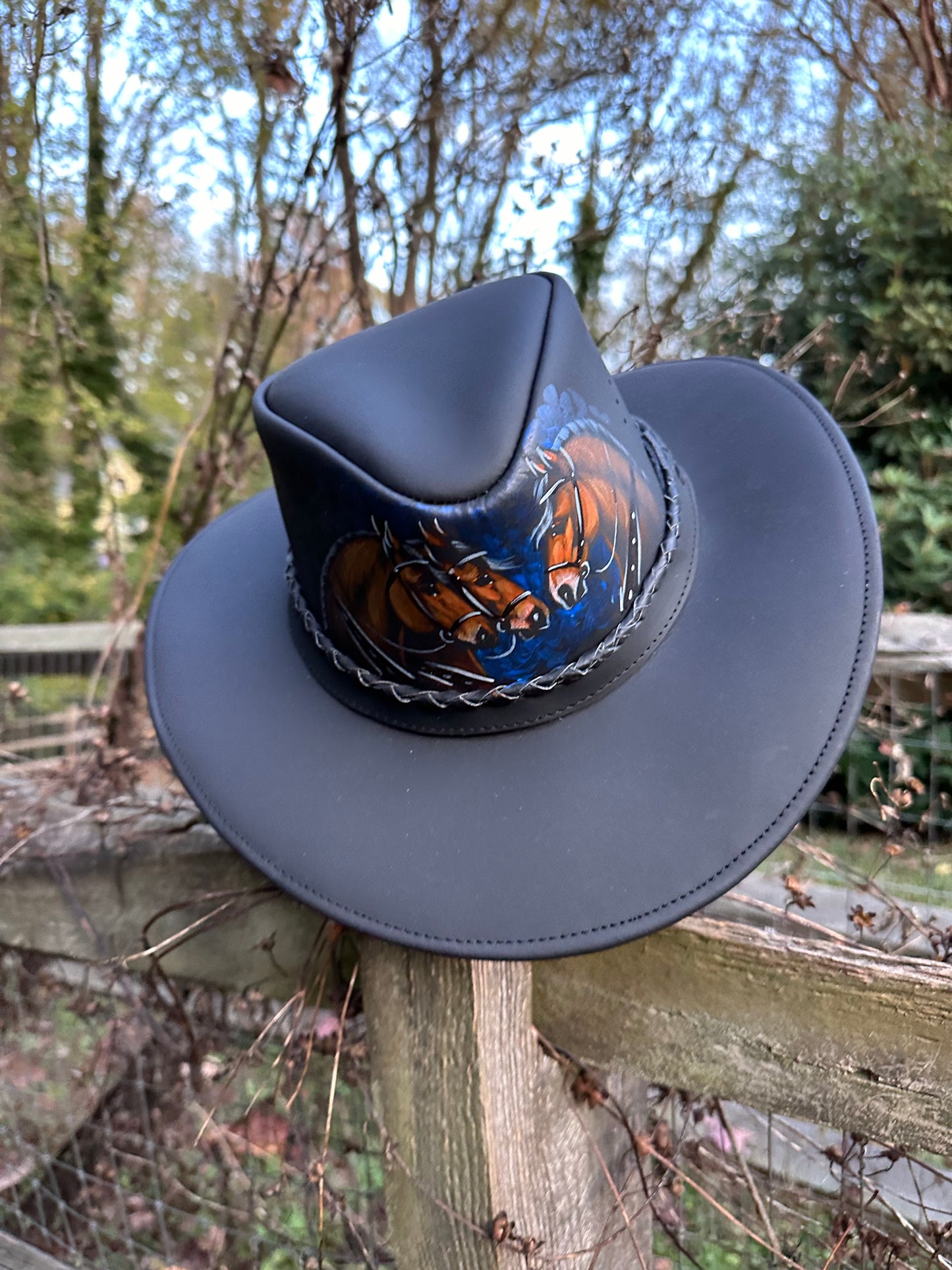 Leather Hat / sombrero en cuero