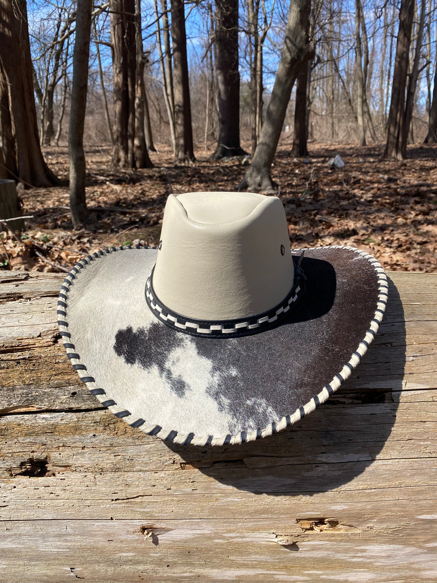Cowboy Leather Hat / sombrero de pelo