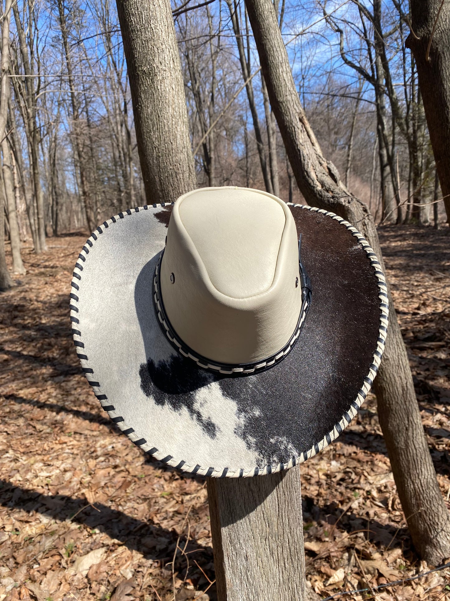 Cowboy Leather Hat / sombrero de pelo