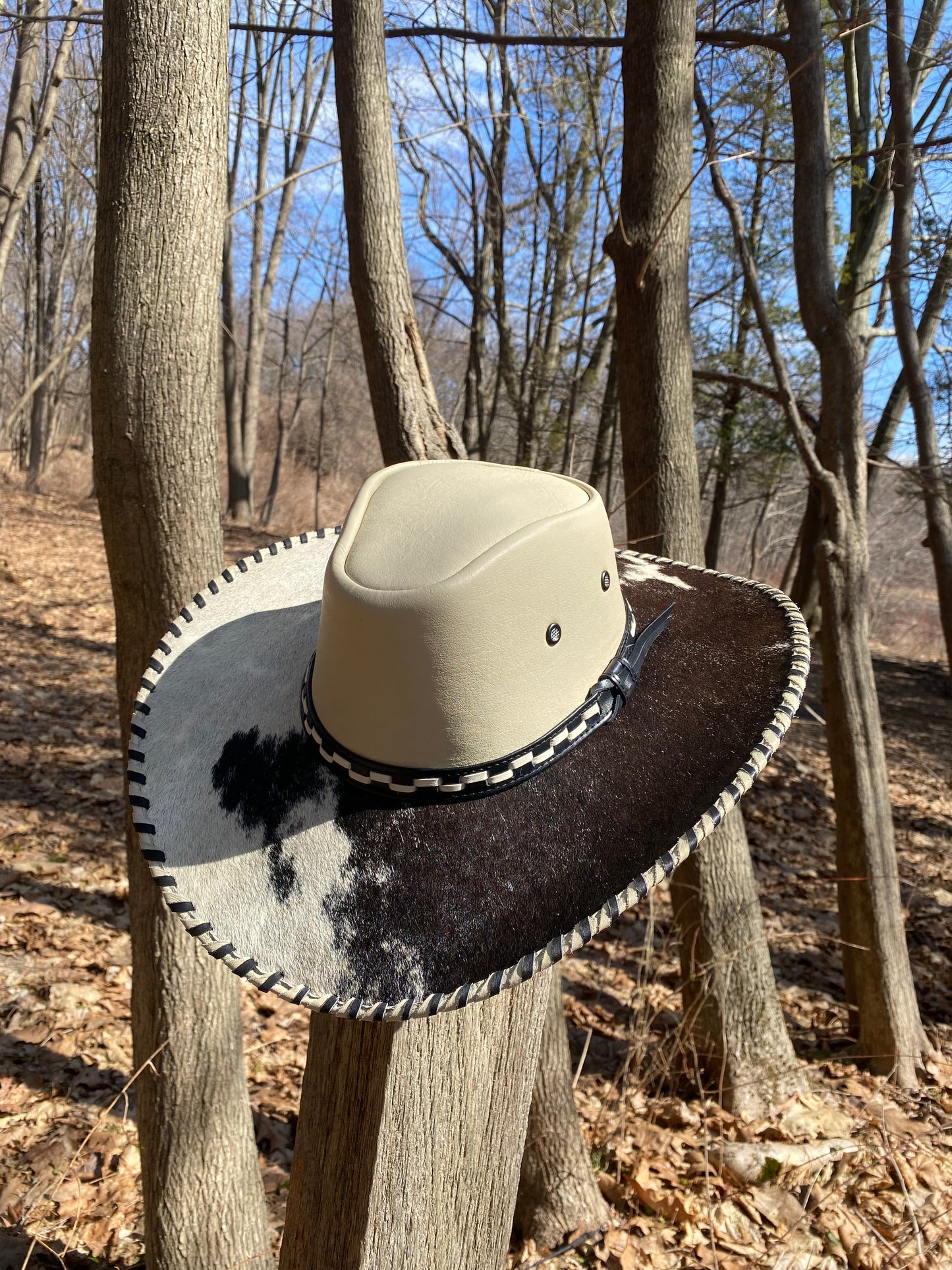 Cowboy Leather Hat / sombrero de pelo
