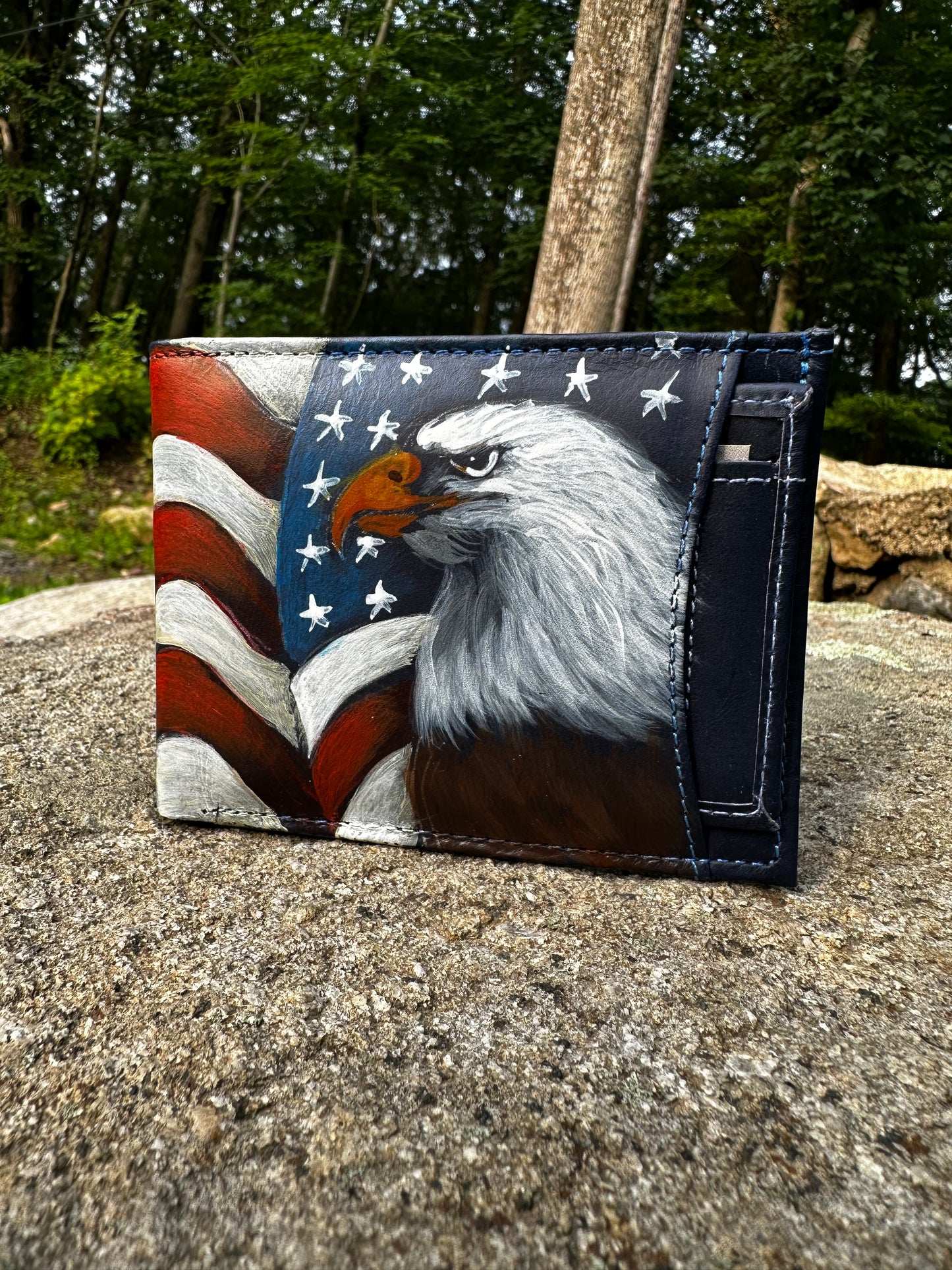 Leather American wallet